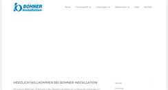 Desktop Screenshot of bohner-installation.de