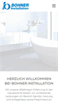 Mobile Screenshot of bohner-installation.de